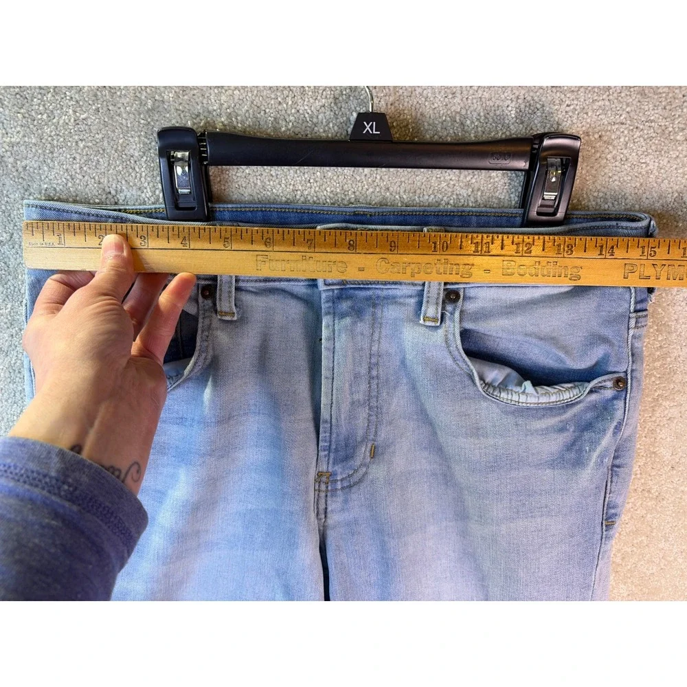 PacSun Slim Jeans Mens 30x32‎ Light Blue Stretch Denim Casual Preppy